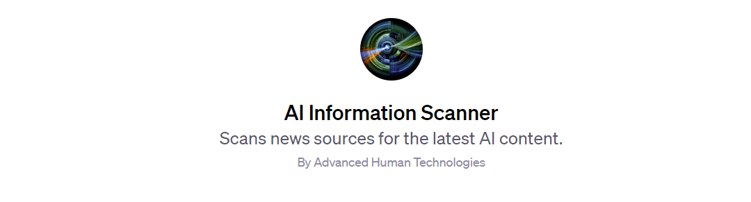 Creating custom GPTs for news and information scanning