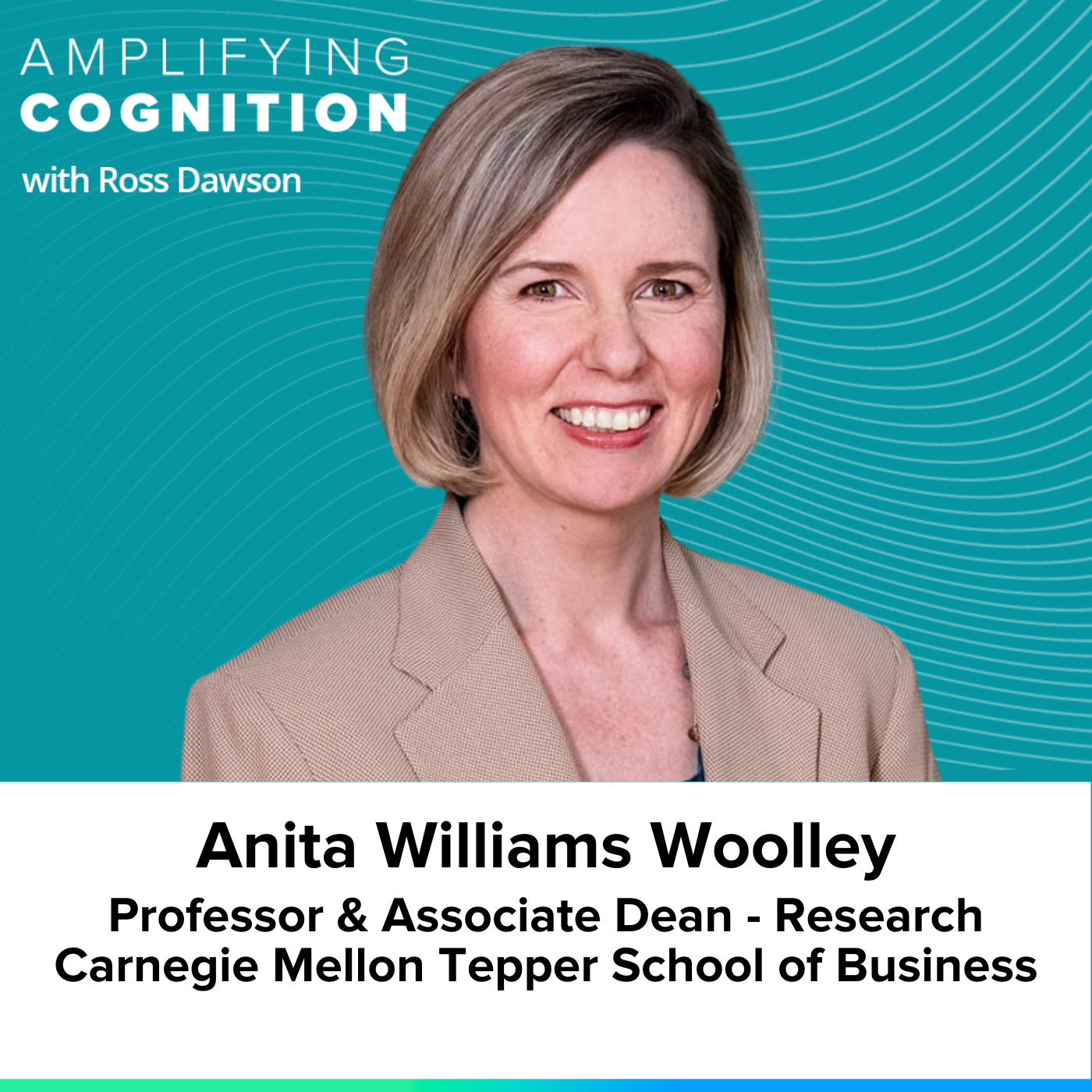 Anita Williams Woolley on factors in collective intelligence, AI to nudge collaboration, AI caring for elderly, and AI to strengthen human capability (AC Ep49)