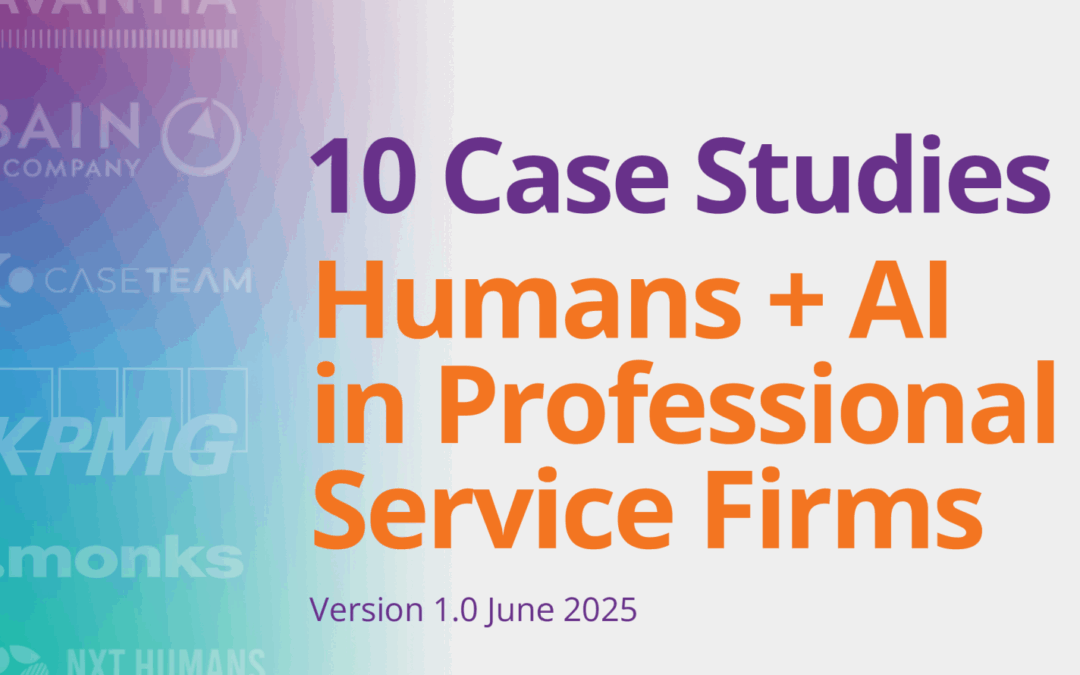 10 Case Studies: Humans + AI in Professional Services
