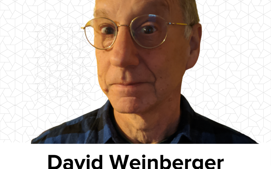 David Weinberger on beautiful particulars, healing the mind/body split, morality, and the case for optimism (HAI Ep53)