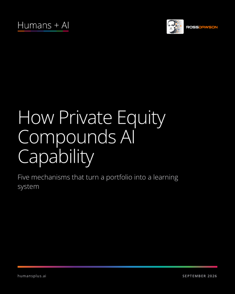 Private equity AI capability compounding across portfolio companies